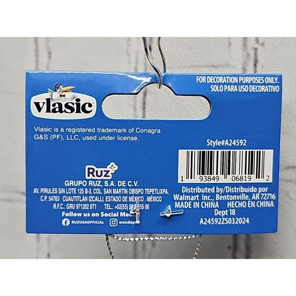 2024 Ruz Vlasic Pickles Hanging Christmas Ornament, 3.5 inches Jar New With Tags - Picture 6 of 6